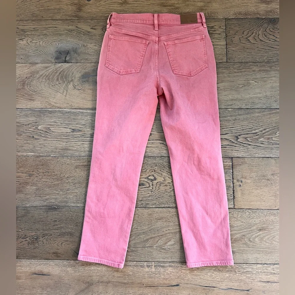 Madewell Pink Straight Leg Women's Jeans - Picture 1 of 5